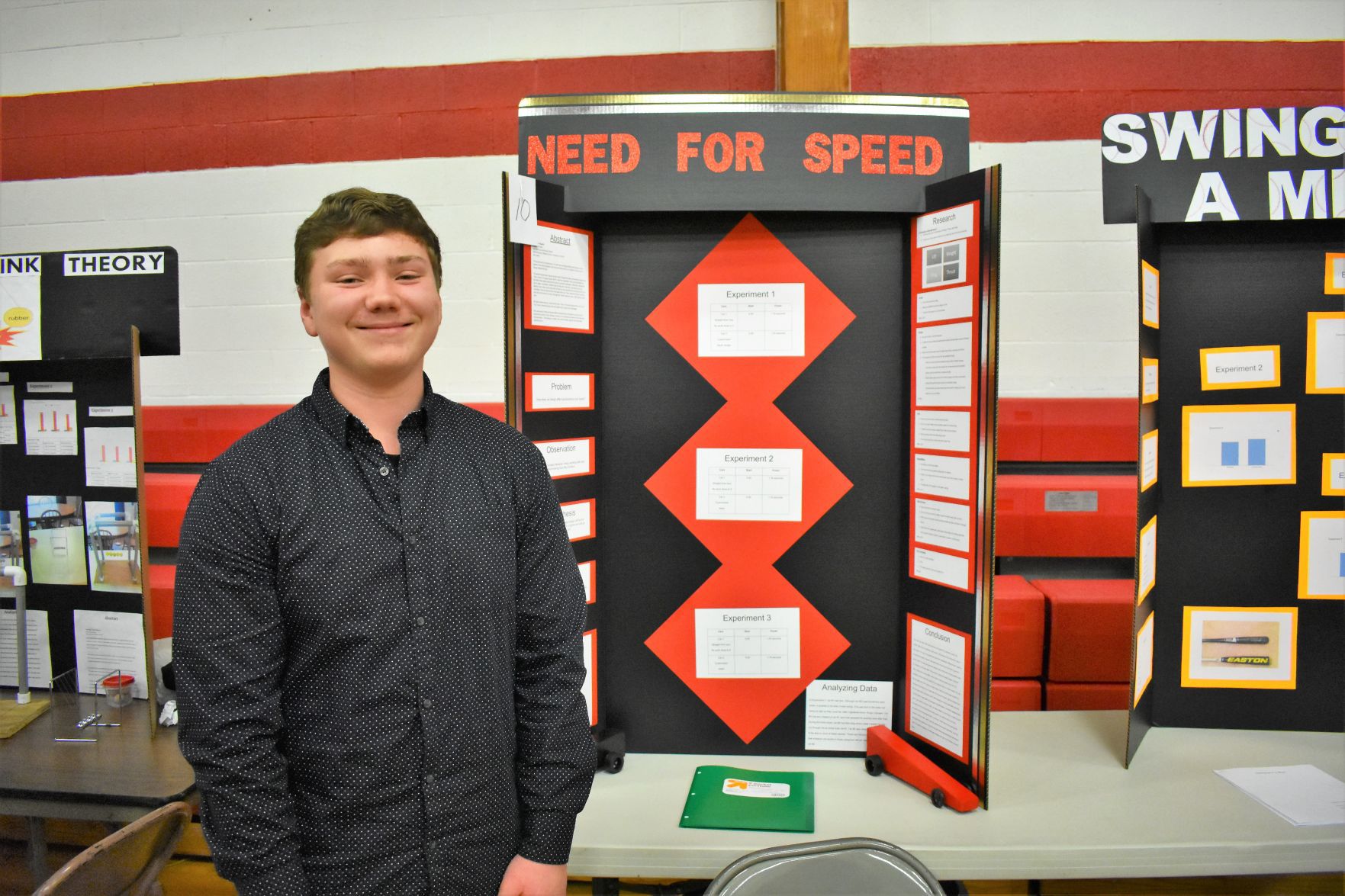 West Hancock Middle School Science Fair - first place - Eighth grade